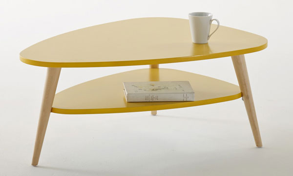 Back in colour: Jimi midcentury two-tier coffee table