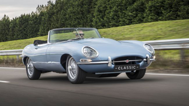 Return of a classic: Jaguar shows off an all-electric E-Type