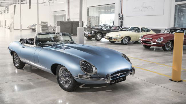 Return of a classic: Jaguar shows off an all-electric E-Type