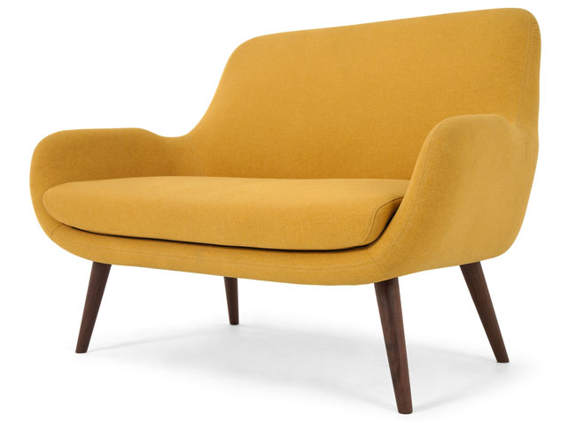 Moby two-seater retro sofa at Made