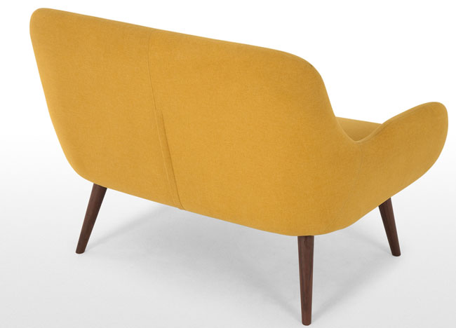 Moby two-seater retro sofa at Made