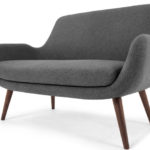 Moby two-seater retro sofa at Made