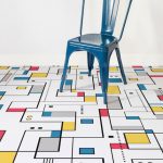 Mondrian-inspired flooring at Atrafloor