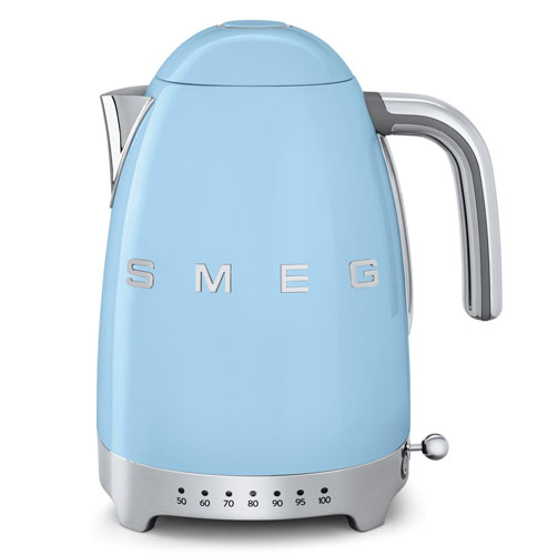 Retro kitchen: Smeg launches a variable temperature kettle and hand blender