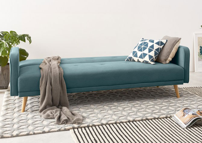 Midcentury-inspired Chou sofa bed gets a colour update at Made