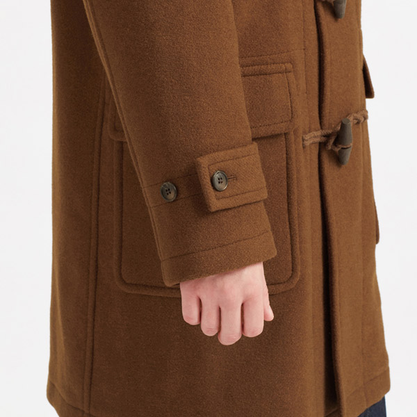 Classic on a budget: Wool blend duffle coats at Uniqlo