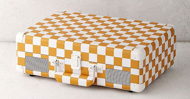 Crosley x Urban Outfitters Checkerboard Bluetooth record player