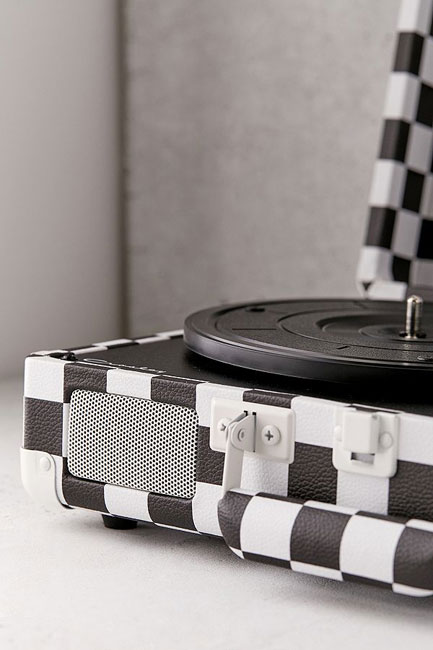 Crosley x Urban Outfitters Checkerboard Bluetooth record player