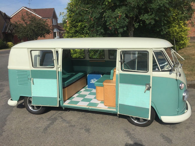 Fully restored 1964 Volkswagen Split Screen Camper Van on eBay