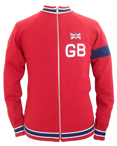 Old school cycling: Great Britain team track top by Magliamo