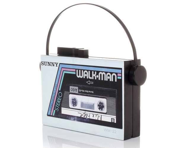 Handmade Walkman-style bags by Sarah’s Bag