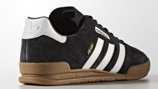 1980s Adidas Jeans Super trainers back in black and white
