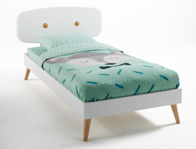 Midcentury-inspired Anda bed for kids at La Redoute
