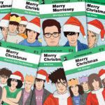 Alternative music Christmas cards by Piper Gates Design