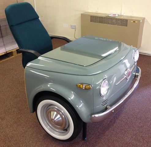 Retro office: Fiat 500N desk on eBay