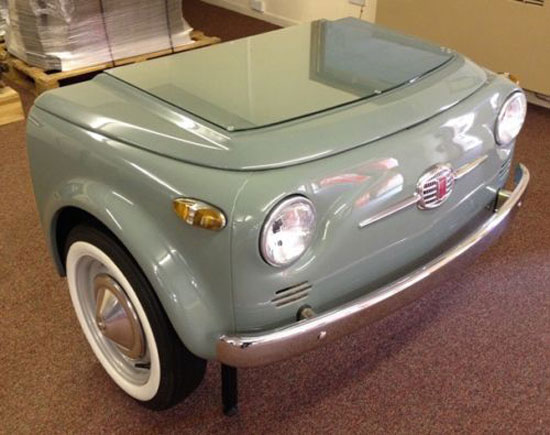 Retro office: Fiat 500N desk on eBay
