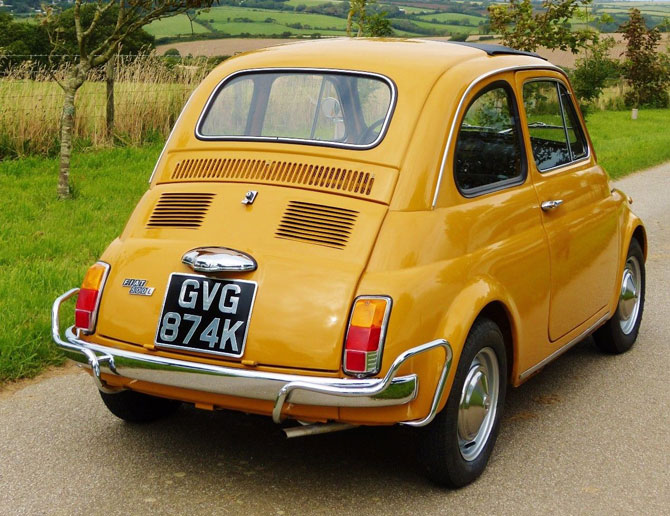 Fully restored 1972 Fiat 500 Lusso Edition on eBay