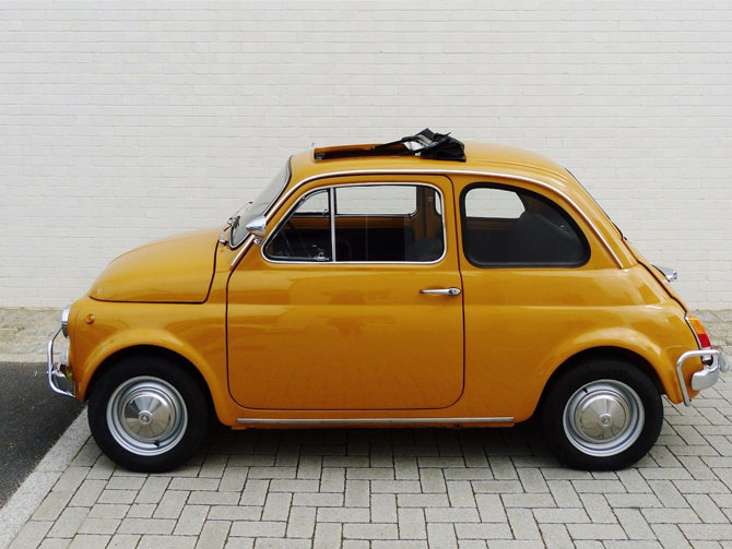 Fully restored 1972 Fiat 500 Lusso Edition on eBay