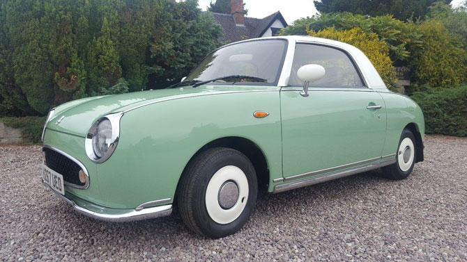 Fully restored Nissan Figaro on eBay