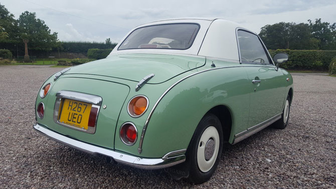 Fully restored Nissan Figaro on eBay