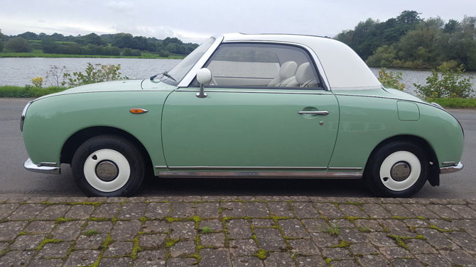 Fully restored Nissan Figaro on eBay