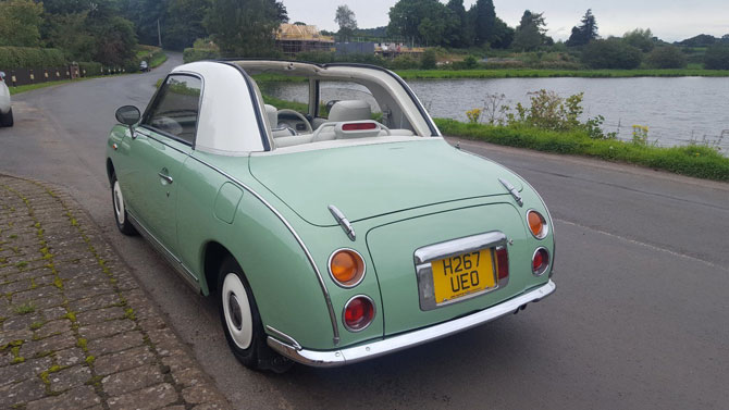 Fully restored Nissan Figaro on eBay