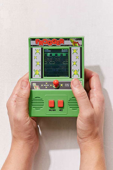 Retro handheld games at Urban Outfitters