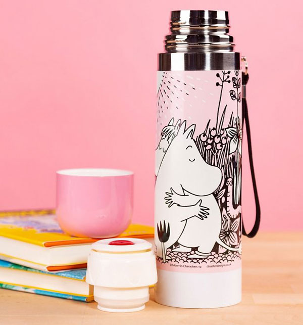 Moomins thermos flasks by House of Disaster