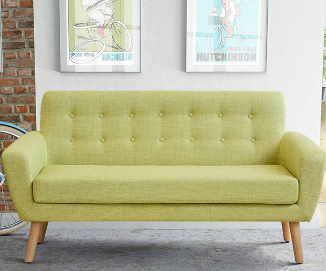 Mid Century Two Seater Sofa by I Love Retro