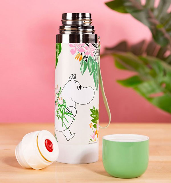 Moomins thermos flasks by House of Disaster
