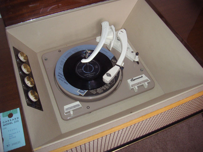 1960s Pye Stereophonic Black Box record player on eBay