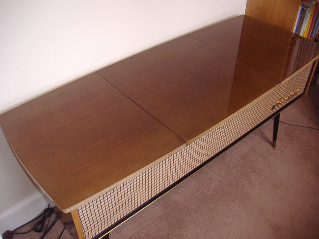 1960s Pye Stereophonic Black Box record player on eBay
