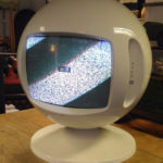 Vintage 1970s space age TV on eBay