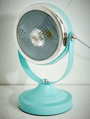 Retro-style Table Head Lamps at Urban Outfitters