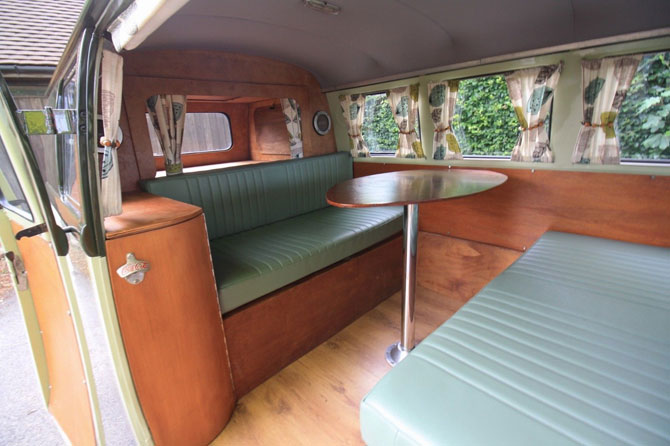 Rare 1951 VW Split Screen Camper Van on eBay