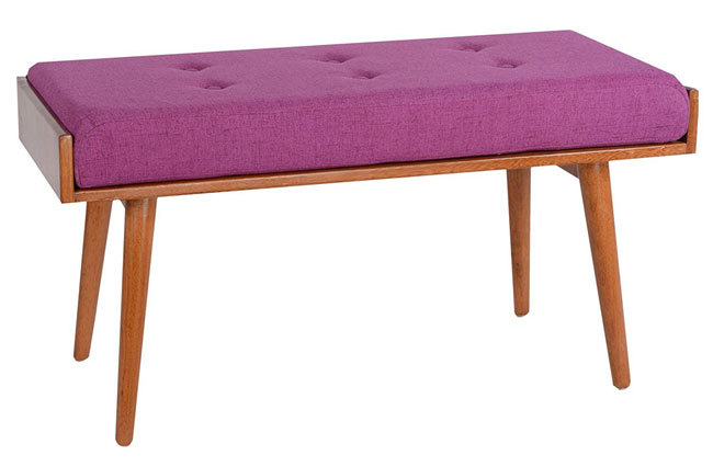 Robin midcentury-style bench by Porthos Home