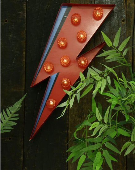 David Bowie-inspired Flash Lightning Bolt light