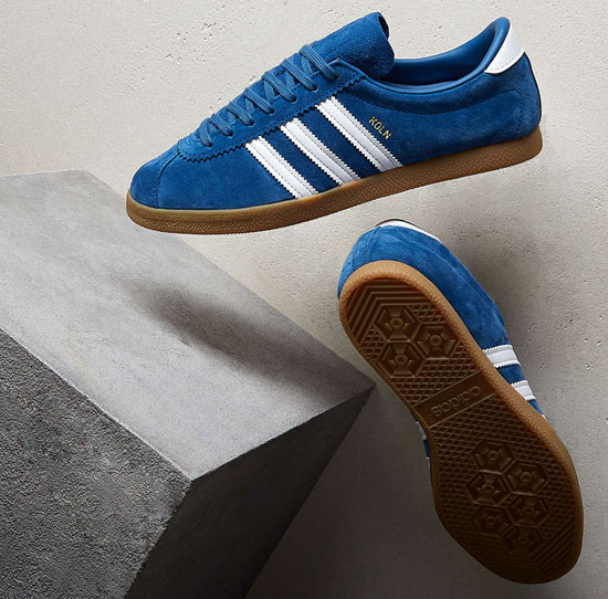 Landing tonight: 1970s Adidas Koln trainers reissue