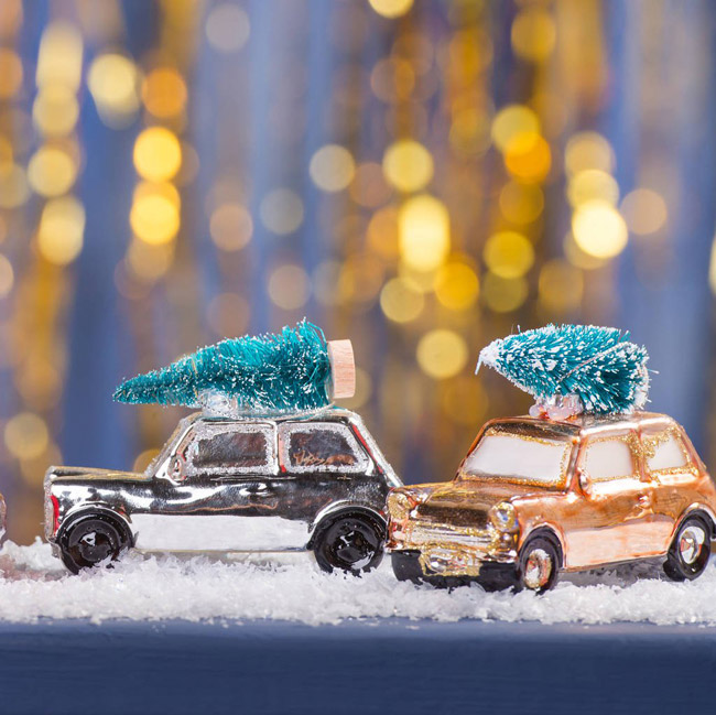 11. Festive Mini And tree Christmas ornaments