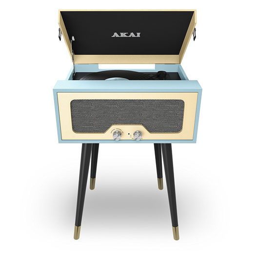 1960s-style Akai record player with Bluetooth