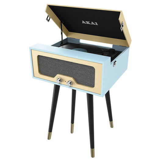 1960s-style Akai record player with Bluetooth
