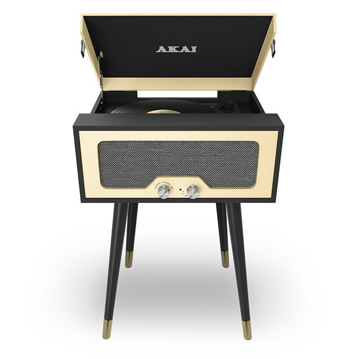 1960s-style Akai record player with Bluetooth