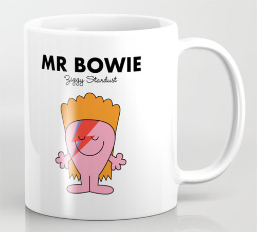 Mr. Men Bowie mug by Woah Jonny