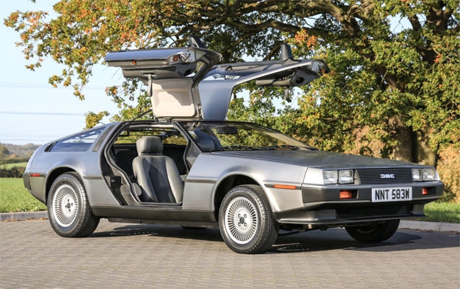 Low mileage 1981 DeLorean DMC-12 car on eBay