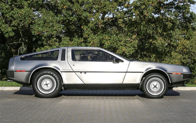 Low mileage 1981 DeLorean DMC-12 car on eBay