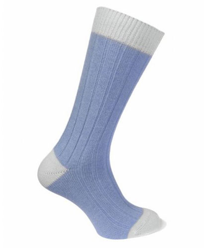 Vintage cashmere-blend football socks by Savile Rogue