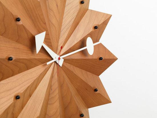 1950s George Nelson Fan wall clock reissued by Vitra