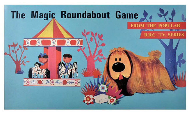 1960s Magic Roundabout board game back the shelves