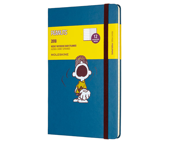 Peanuts 2018 daily and weekly planners by Moleskine