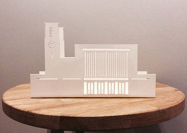 Art deco Surbiton Station letter holder by Wilhon Design